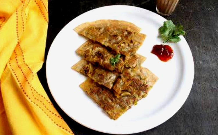 Cheese Mushroom Prata